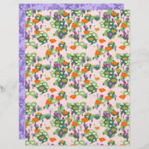 Wildflower Patch Scrapbook Paper