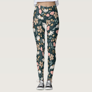 Wildflower Pattern  Leggings