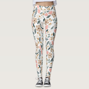 Wildflower Pattern Leggings