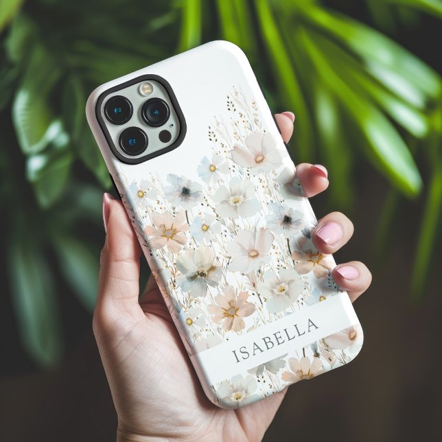 Wildflower Pattern Personalised Case-Mate iPhone Case (Creator Uploaded)