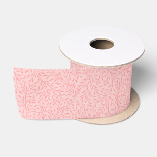 Wildflower Pattern Satin Ribbon