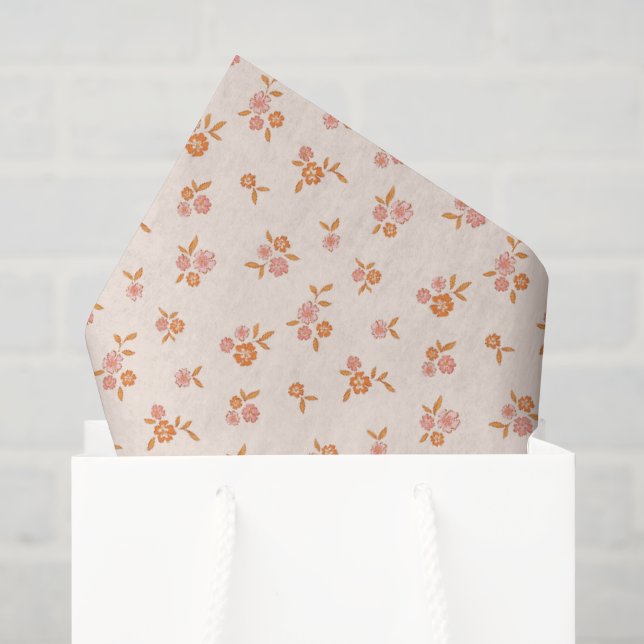 Wildflower Pattern Tissue Paper (Gift Bag)