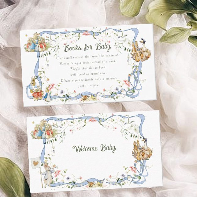 Wildflower Peter the Rabbit Books for Baby  Enclosure Card (Creator Uploaded)