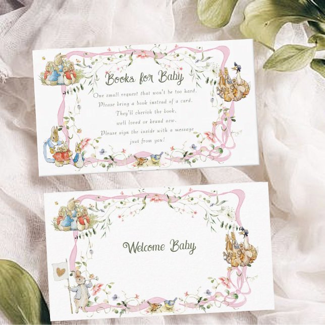 Wildflower Peter the Rabbit Books for Baby  Enclosure Card (Creator Uploaded)
