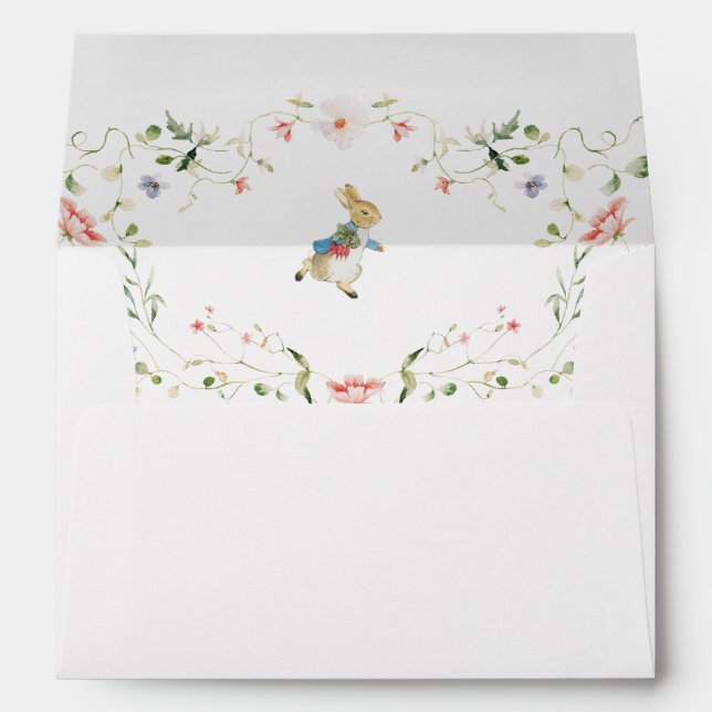 Wildflower Peter the Rabbit  Envelope (Back (Bottom))