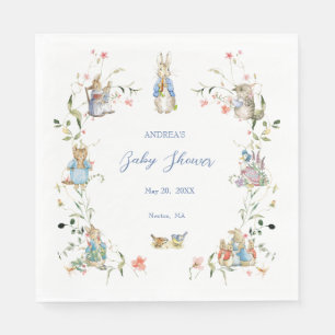 Wildflower Peter the Rabbit Paper Napkin