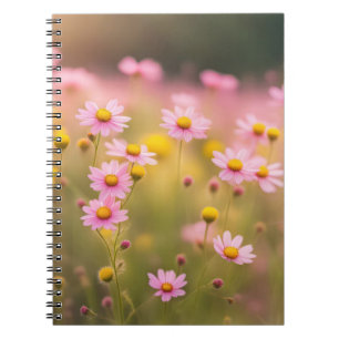 Wildflower Pink Daisies Notebook