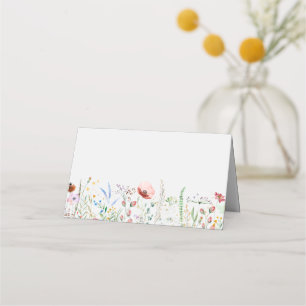 Wildflower  place card