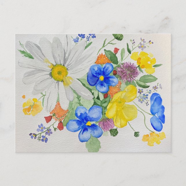 wildflower postcard (Front)