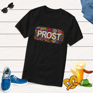 Wildflower Prost Oktoberfest German Beer Festival T-Shirt