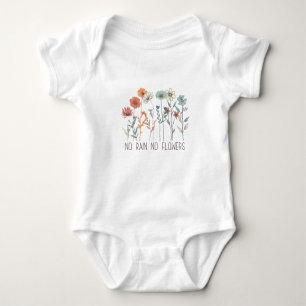 Wildflower Quote Baby Bodysuit