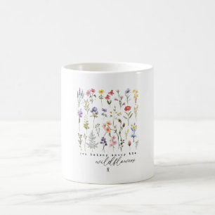 Wildflower Quote Sublimation Coffee Mug