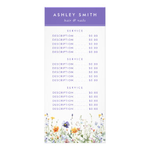 Wildflower Rack Card