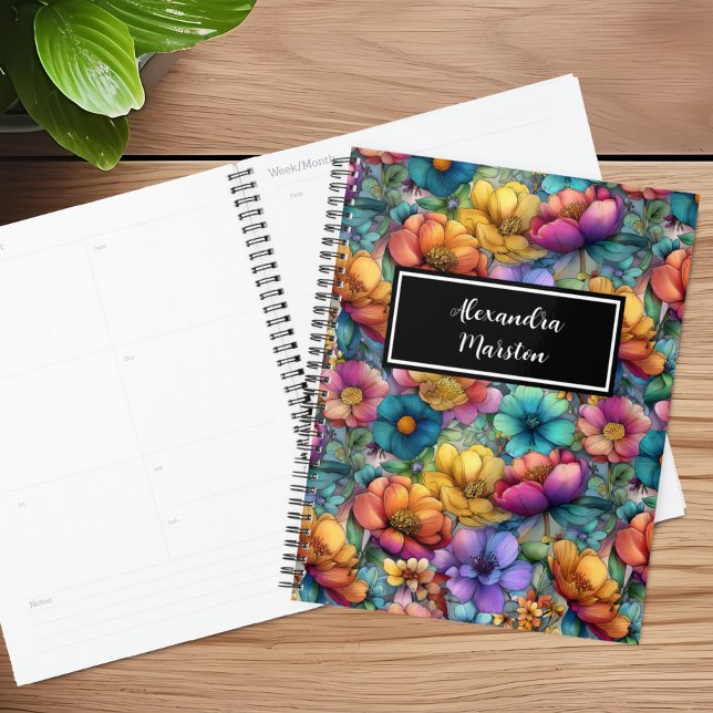 Wildflower Rainbow Customisable Planner (Creator Uploaded)