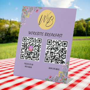 Wildflower Restaurant Menu, Instagram Qr Code Pedestal Sign