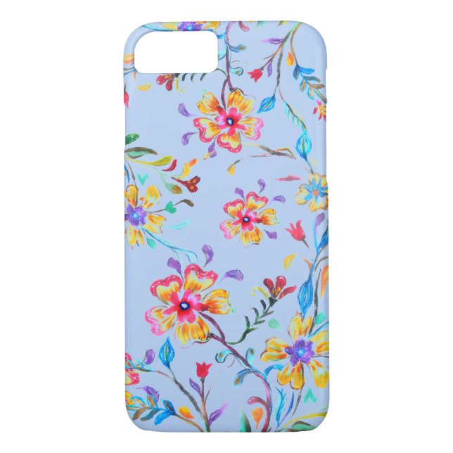 Wildflower Riot Case-Mate iPhone Case (Back)