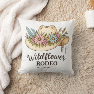 Wildflower Rodeo Floral Cowgirl Hat Cushion