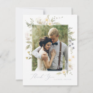 Wildflower Romance Thank You Card