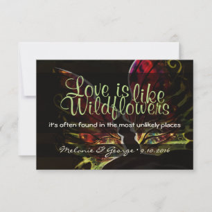 Wildflower RSVP Card