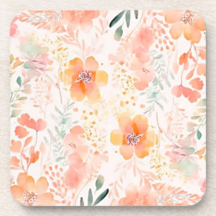 Wildflower rustic coaster