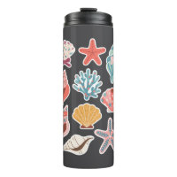 Wildflower Seashell Clam Summer Vibes Floral Beach