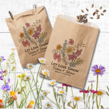 Wildflower Seed Packet Hand Drawn
