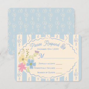 Wildflower Seed Packet Hand Drawn RSVP Response Invitation