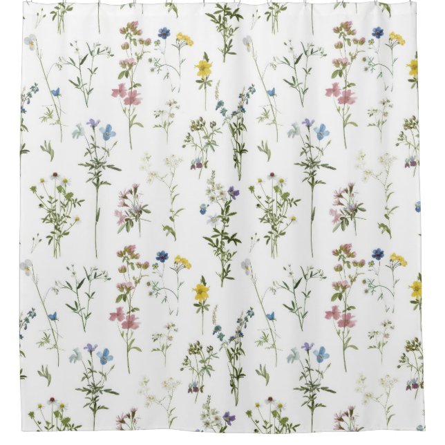 Wildflower Shower Curtain (Front)