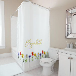 Wildflower Shower Curtain
