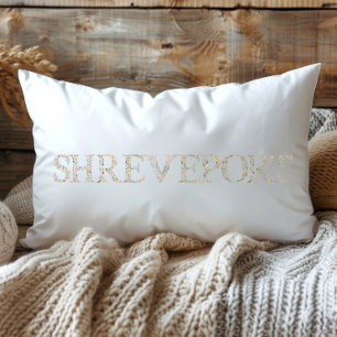 Wildflower Shreveport Louisiana State Lumbar Cushion