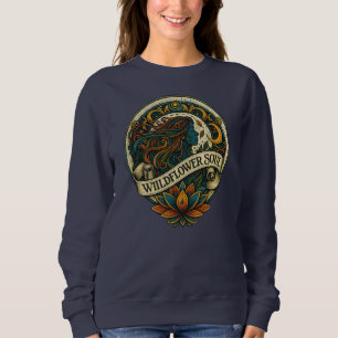 Wildflower Soul Boho Art Sweatshirt