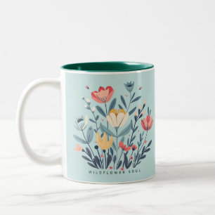 Wildflower Soul Boho Floral Botanical Coffee Mug