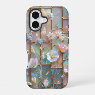 Wildflower Stained Glass iPhone Case