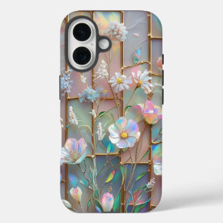 Wildflower Stained Glass iPhone Case