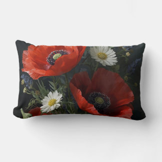 Wildflower Still Life – Cottagecore Throw Pillow