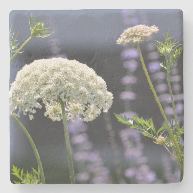 Wildflower Stone Coaster (Front)