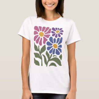 Wildflower Subtle Bisexual Pride Bi Flag T-Shirt