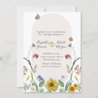 Wildflower Sunflower Butterflies