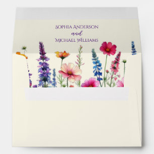 Wildflower Symphony Wedding- Envelope
