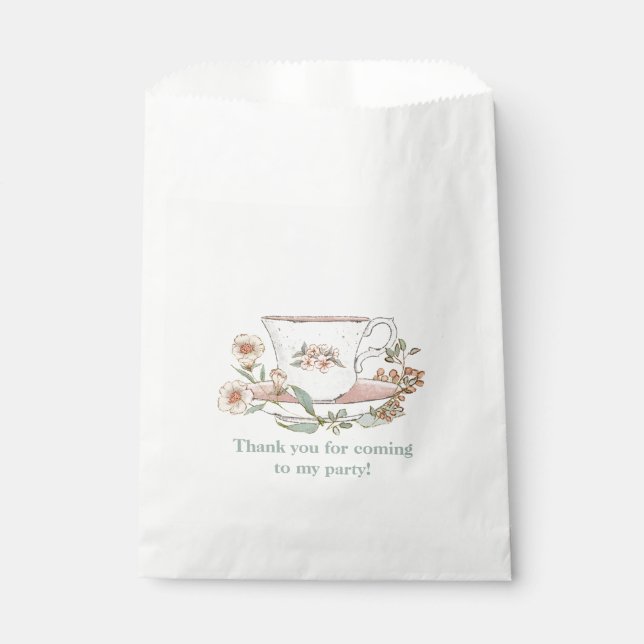 Wildflower Tea Party Favour Bag (Front)