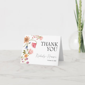Wildflower Thank You Card