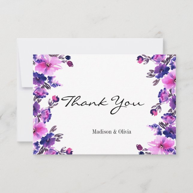 Wildflower Thank you Card (Front)
