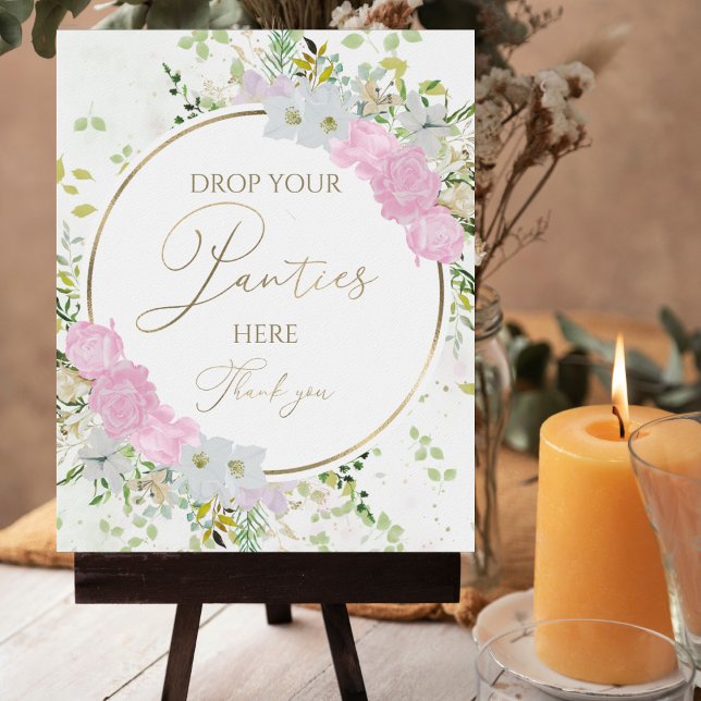 Wildflower The Panty Game Sign Bridal Shower (Creator Uploaded)