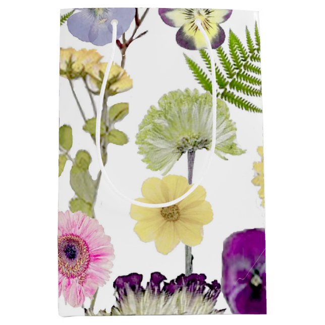 Wildflower theme gift bag (Front)