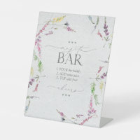 Wildflower Watercolor Floral Bridal Shower Mojito
