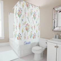 Wildflower Watercolor Floral Pattern