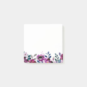 Wildflower Watercolor Post-it Notes
