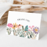 Wildflower Watercolor Thank You Notecard<br><div class="desc">Wildflower Watercolor Thank You Notecard</div>