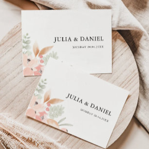 Wildflower Wedding Envelope Address Template