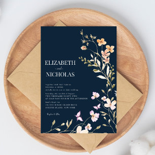  Wildflower   Wedding  Invitation
